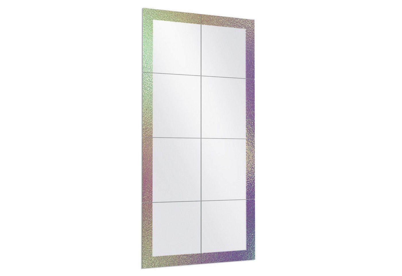 DEQORI Wandspiegel 'Soft Glow in Pastell', Spiegelfliesen Puzzle Wand Spiegel Wohnzimmer Spiegelwand Flur groß DEQORI Wandspiegel 'Soft Glow in Pastell', Spiegelfliesen Puzzle Wand Spiegel Wohnzimmer Spiegelwand Flur groß von DEQORI