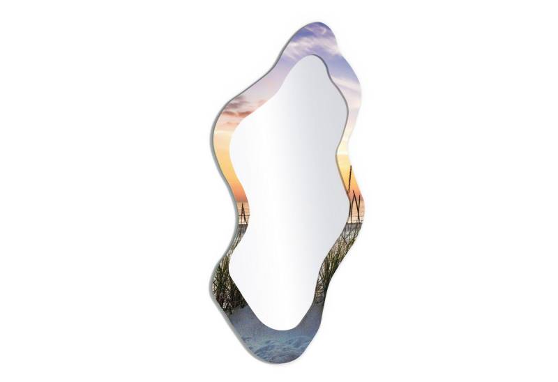 DEQORI Wandspiegel 'Sonnenuntergang am Strand', Spiegel organisch geformt selbstklebend Wand Wohnzimmer Flur groß XXL DEQORI Wandspiegel 'Sonnenuntergang am Strand', Spiegel organisch geformt selbstklebend Wand Wohnzimmer Flur groß XXL von DEQORI