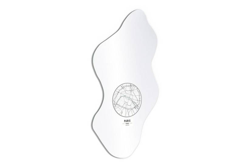 DEQORI Wandspiegel 'Stadtplan Paris', Spiegel organisch geformt selbstklebend Wand Wohnzimmer Flur groß XXL DEQORI Wandspiegel 'Stadtplan Paris', Spiegel organisch geformt selbstklebend Wand Wohnzimmer Flur groß XXL von DEQORI