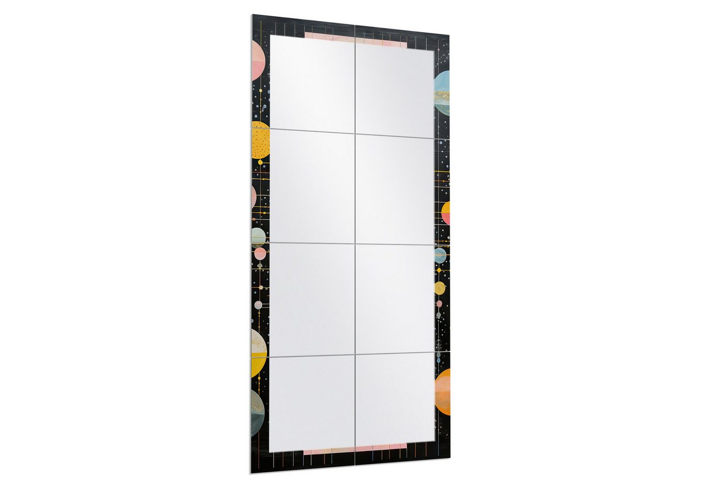 DEQORI Wandspiegel 'Symphonie der Planeten', Spiegelfliesen Puzzle Wand Spiegel Wohnzimmer Spiegelwand Flur groß DEQORI Wandspiegel 'Symphonie der Planeten', Spiegelfliesen Puzzle Wand Spiegel Wohnzimmer Spiegelwand Flur groß von DEQORI