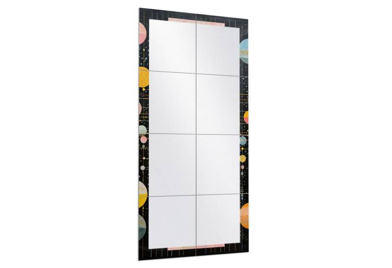DEQORI Wandspiegel 'Symphonie der Planeten', Spiegelfliesen Puzzle Wand Spiegel Wohnzimmer Spiegelwand Flur groß DEQORI Wandspiegel 'Symphonie der Planeten', Spiegelfliesen Puzzle Wand Spiegel Wohnzimmer Spiegelwand Flur groß von DEQORI