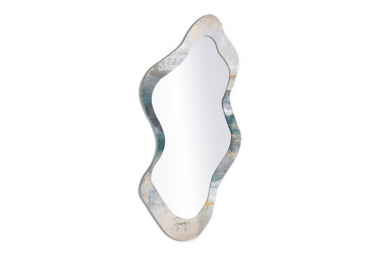 DEQORI Wandspiegel 'Träume im Dunst', Spiegel organisch geformt selbstklebend Wand Wohnzimmer Flur groß XXL DEQORI Wandspiegel 'Träume im Dunst', Spiegel organisch geformt selbstklebend Wand Wohnzimmer Flur groß XXL von DEQORI