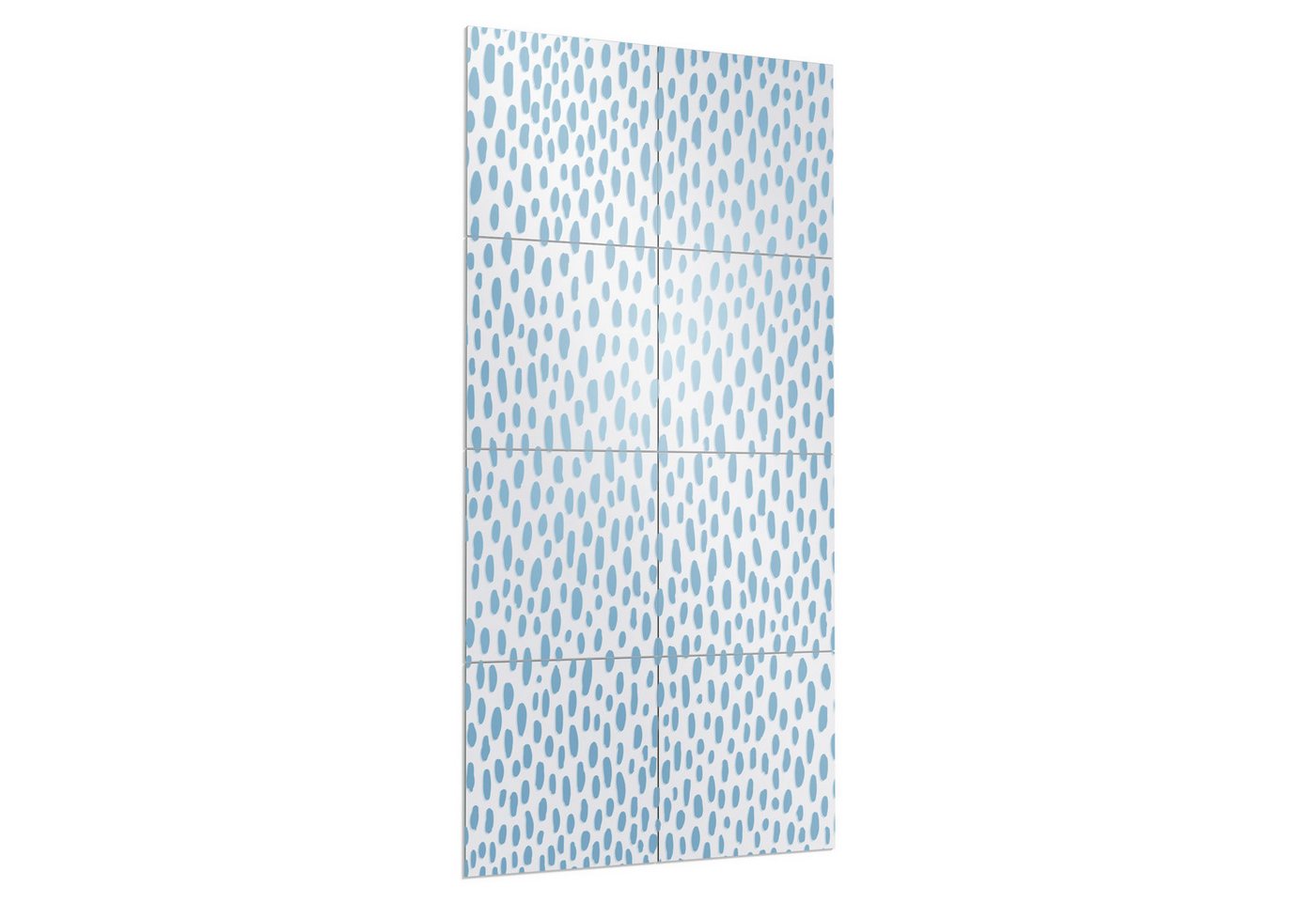 DEQORI Wandspiegel 'Tropfentanz in Blau', Spiegelfliesen Puzzle Wand Spiegel Wohnzimmer Spiegelwand Flur groß DEQORI Wandspiegel 'Tropfentanz in Blau', Spiegelfliesen Puzzle Wand Spiegel Wohnzimmer Spiegelwand Flur groß von DEQORI