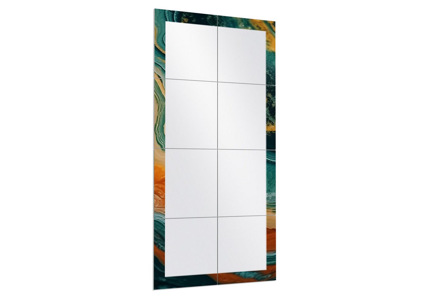 DEQORI Wandspiegel 'Tropisch gemasert', Spiegelfliesen Puzzle Wand Spiegel Wohnzimmer Spiegelwand Flur groß DEQORI Wandspiegel 'Tropisch gemasert', Spiegelfliesen Puzzle Wand Spiegel Wohnzimmer Spiegelwand Flur groß von DEQORI
