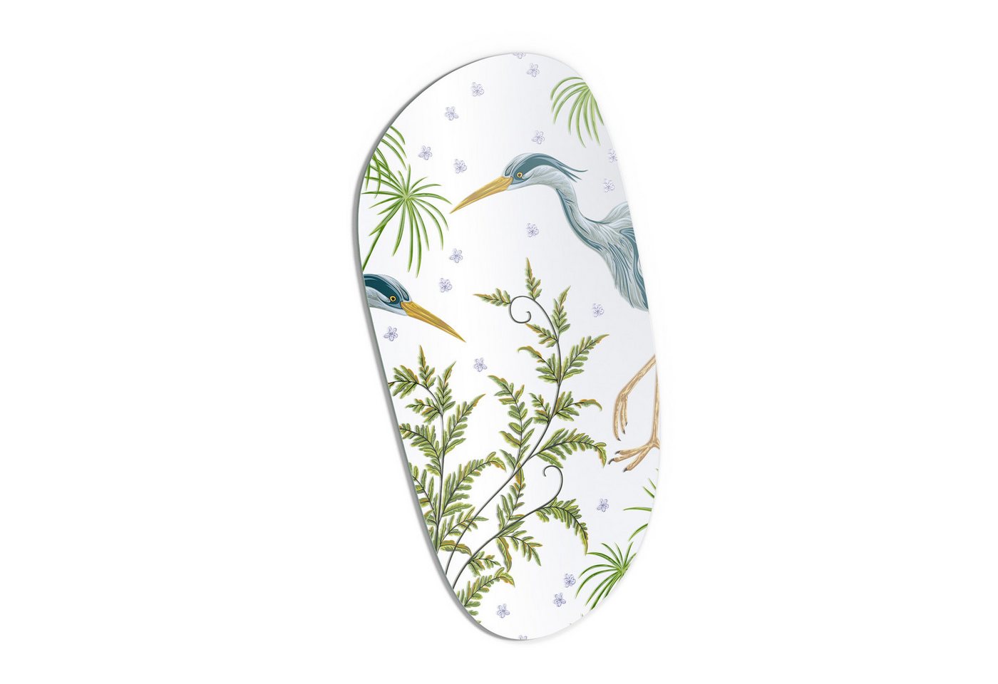 DEQORI Wandspiegel 'Tropischer Stelzengang', Spiegel organisch geformt selbstklebend Wand Wohnzimmer Flur groß XXL DEQORI Wandspiegel 'Tropischer Stelzengang', Spiegel organisch geformt selbstklebend Wand Wohnzimmer Flur groß XXL von DEQORI