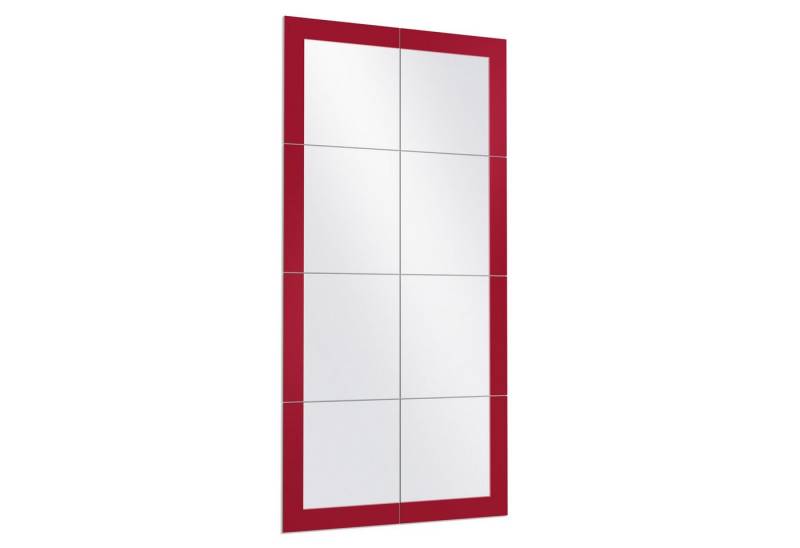 DEQORI Wandspiegel 'Unifarben - Dunkelrot', Spiegelfliesen Puzzle Wand Spiegel Wohnzimmer Spiegelwand Flur groß DEQORI Wandspiegel 'Unifarben - Dunkelrot', Spiegelfliesen Puzzle Wand Spiegel Wohnzimmer Spiegelwand Flur groß von DEQORI