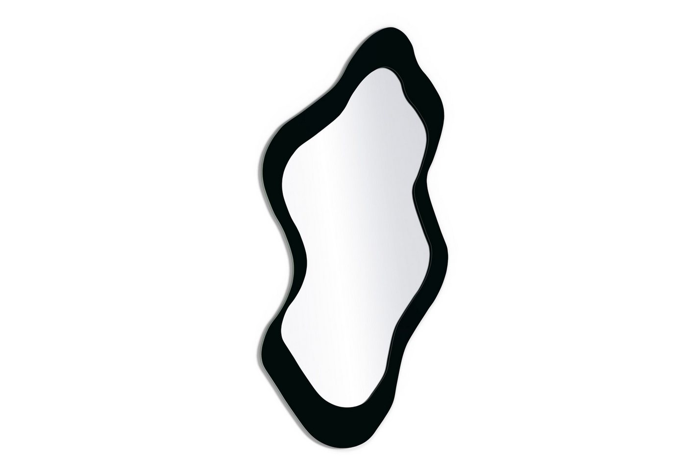 DEQORI Wandspiegel 'Unifarben - Schwarz', Spiegel organisch geformt selbstklebend Wand Wohnzimmer Flur groß XXL DEQORI Wandspiegel 'Unifarben - Schwarz', Spiegel organisch geformt selbstklebend Wand Wohnzimmer Flur groß XXL von DEQORI