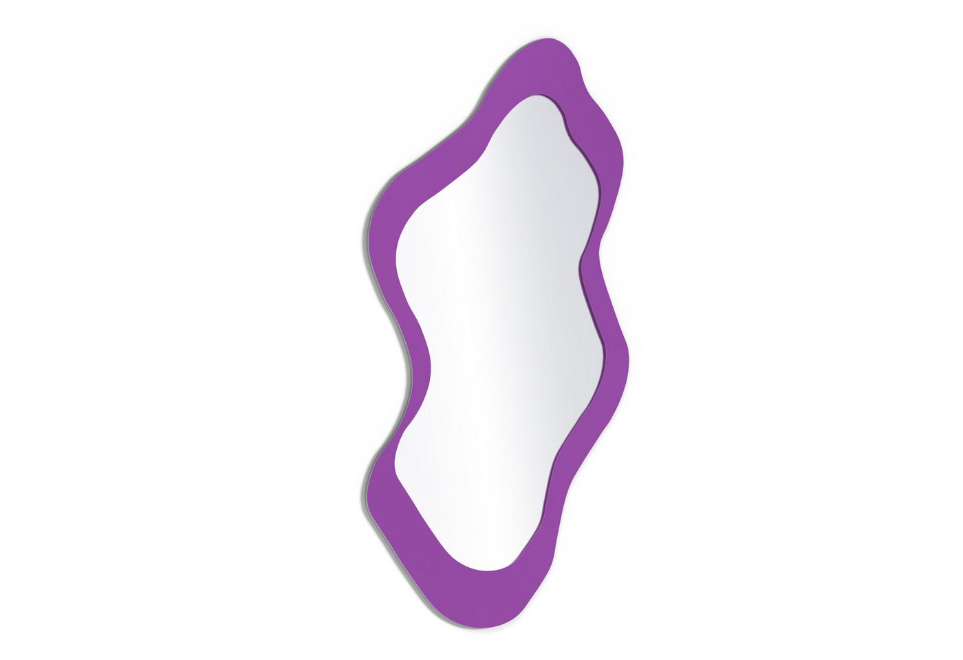 DEQORI Wandspiegel 'Unifarben - Violett', Spiegel organisch geformt selbstklebend Wand Wohnzimmer Flur groß XXL DEQORI Wandspiegel 'Unifarben - Violett', Spiegel organisch geformt selbstklebend Wand Wohnzimmer Flur groß XXL von DEQORI