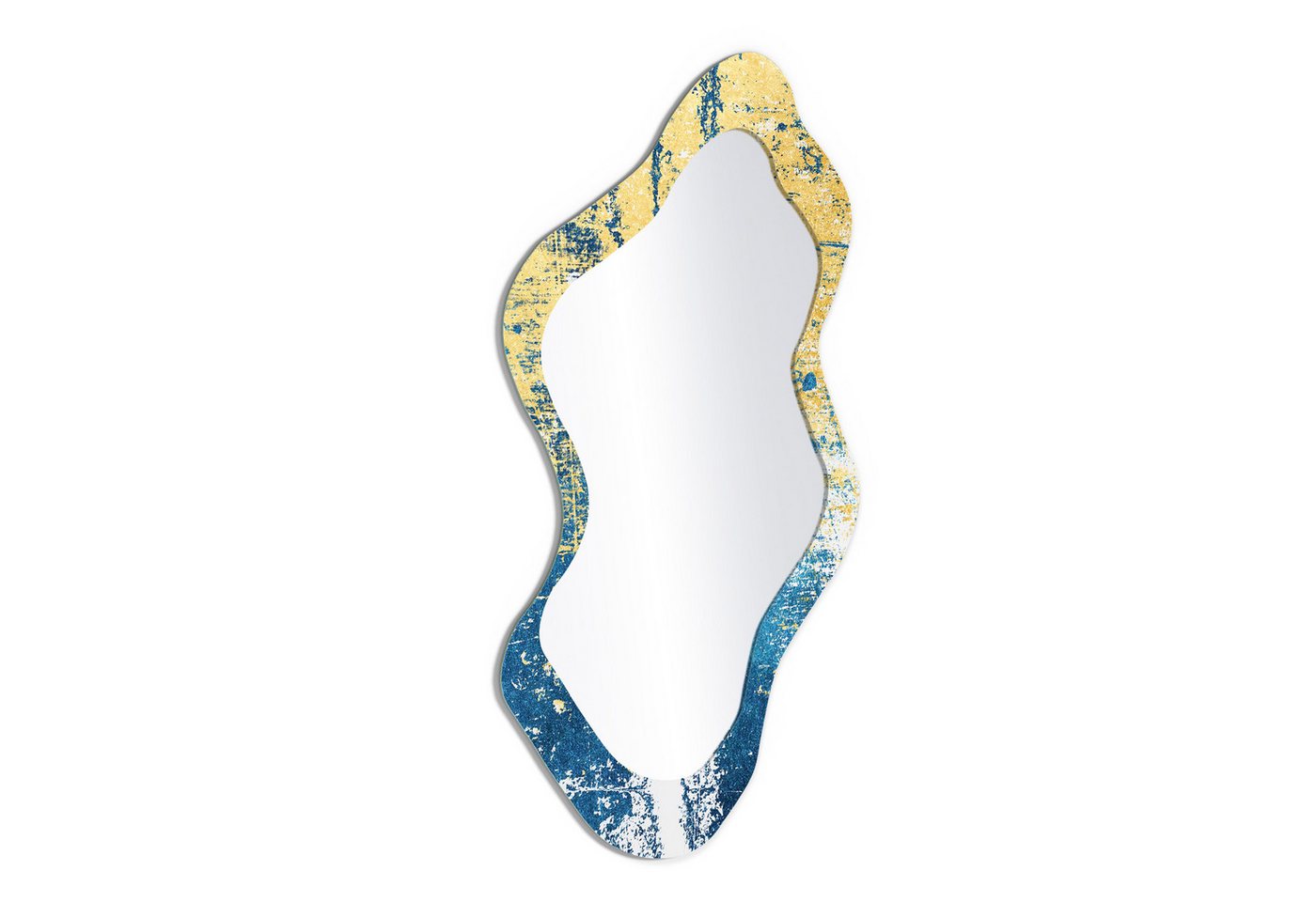 DEQORI Wandspiegel 'Urbanes Echo', Spiegel organisch geformt selbstklebend Wand Wohnzimmer Flur groß XXL DEQORI Wandspiegel 'Urbanes Echo', Spiegel organisch geformt selbstklebend Wand Wohnzimmer Flur groß XXL von DEQORI