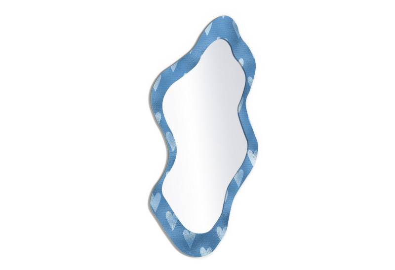 DEQORI Wandspiegel 'Zarte Silber-Herzen', Spiegel organisch geformt selbstklebend Wand Wohnzimmer Flur groß XXL DEQORI Wandspiegel 'Zarte Silber-Herzen', Spiegel organisch geformt selbstklebend Wand Wohnzimmer Flur groß XXL von DEQORI