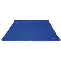Der Blaue Unterlegwanne 190x140x5cm – Bodenschutz, hochklappbare Biegemetallstreifen, umlaufende Ösen von DER BLAUE