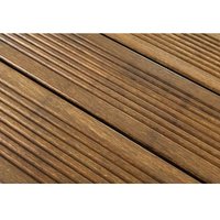 Der Holzwurm - Bambus Terrassendielen (9,99 €/m) mediumbraun 18x137x1490 mm von DER HOLZWURM