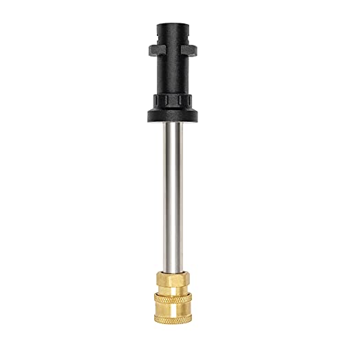 DERASL Hochdruckreiniger Adapter Ersatz für Karcher K2-K7, 1/4'' Quick Connect, Wascher Sprührohr Kupplung, Schnee Schaum Lanze Adapter, Schaumkanone Pistole Verbindung Fittings von DERASL