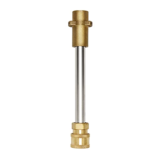 DERASL Hochdruckreiniger Adapter für Karcher Messing, 1/4'' Quick Connect, Wascher Sprühstab Kupplung, Kompatibel mit Karcher K2, K3, K4, K5, K6, K7 Plug von DERASL