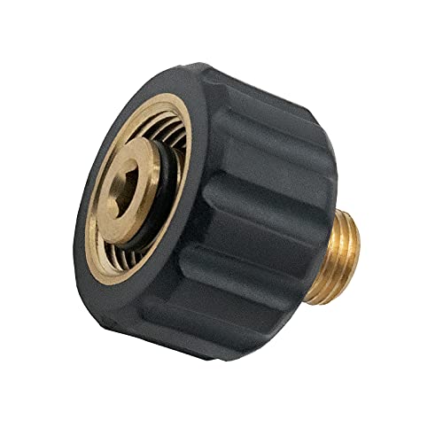 DERASL Pressure Washer Soap Foam Brass Male Fitting Snow Foam Spear Sprayer Bottle Adapter Head Compatible with Karcher HD Hds range. von DERASL