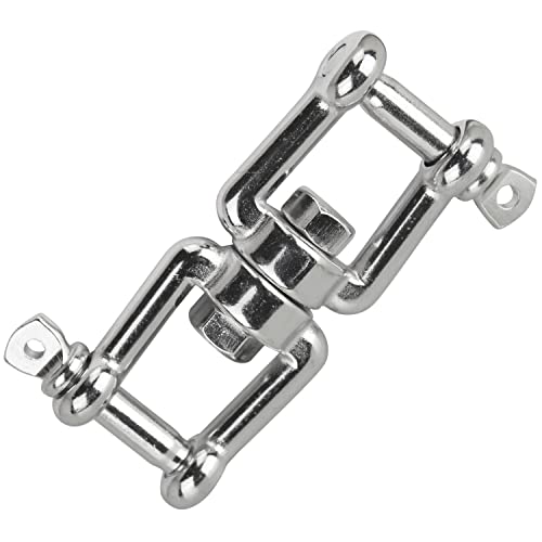 DERING Edelstahl Drehwirbel 5 mm 1 Stück von Hängesessel Outdoor Boxsack von DERING