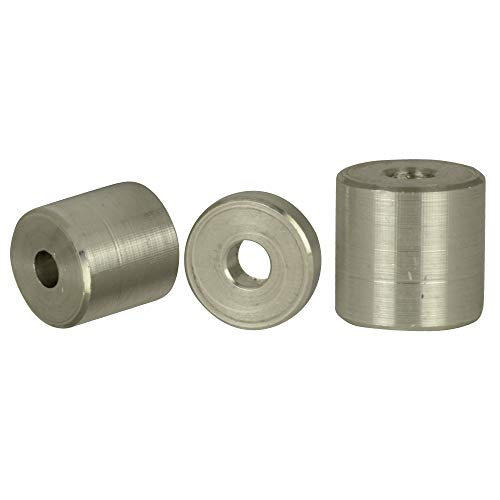 Original DERING® Distanzhülsen aus Aluminium, 20x10,5x10 (VPE = 200 Stück) | Abstandhalter für M10 | Wandabstandhalter | Schildhalter | Hülsen von DERING