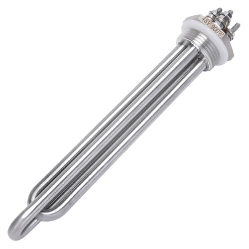 DERNORD 48V 900W Heizelement 1 Zoll DN25 BSP Heizstab Edelstahlflansch with Silikonring Doppel U Typ DERNORD 48V 900W Heizelement 1 Zoll DN25 BSP Heizstab Edelstahlflansch with Silikonring Doppel U Typ von DERNORD