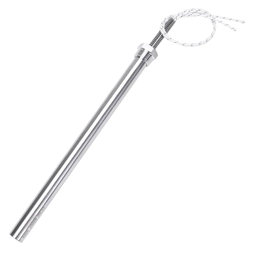 DERNORD Heizelement 240V 1500W mit 1/2 Zoll Flansch Einzelrohr Mehrzweck DIY Heizstab Edelstahl Heizpatrone von DERNORD