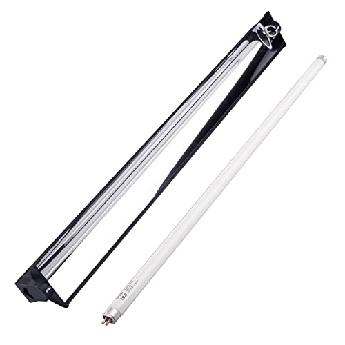 DERNORD T5 UVB Reptile Light Fixture 10.0 24W T5 Fassung Terrarium Beleuchtung Lampe Schildkröten Combo Kit von DERNORD