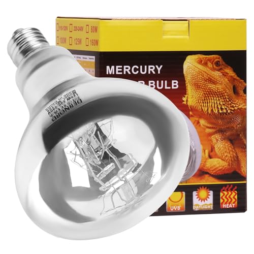 DERNORD UVA UVB Wärmelampe Schildkröte - 160W UV Solar Licht Lampe für Reptilien Gecko Bartagamen Terrarium Strahler Vollspektrum Tageslichtlampe E27 Fassung DERNORD UVA UVB Wärmelampe Schildkröte - 160W UV Solar Licht Lampe für Reptilien Gecko Bartagamen Terrarium Strahler Vollspektrum Tageslichtlampe E27 Fassung von DERNORD