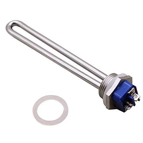 dernord 12 V 150 W Tauchsieder Tauchpumpe Water Heater Element Edelstahl Heizelement mit 2,5 cm NPT Flansch von DERNORD