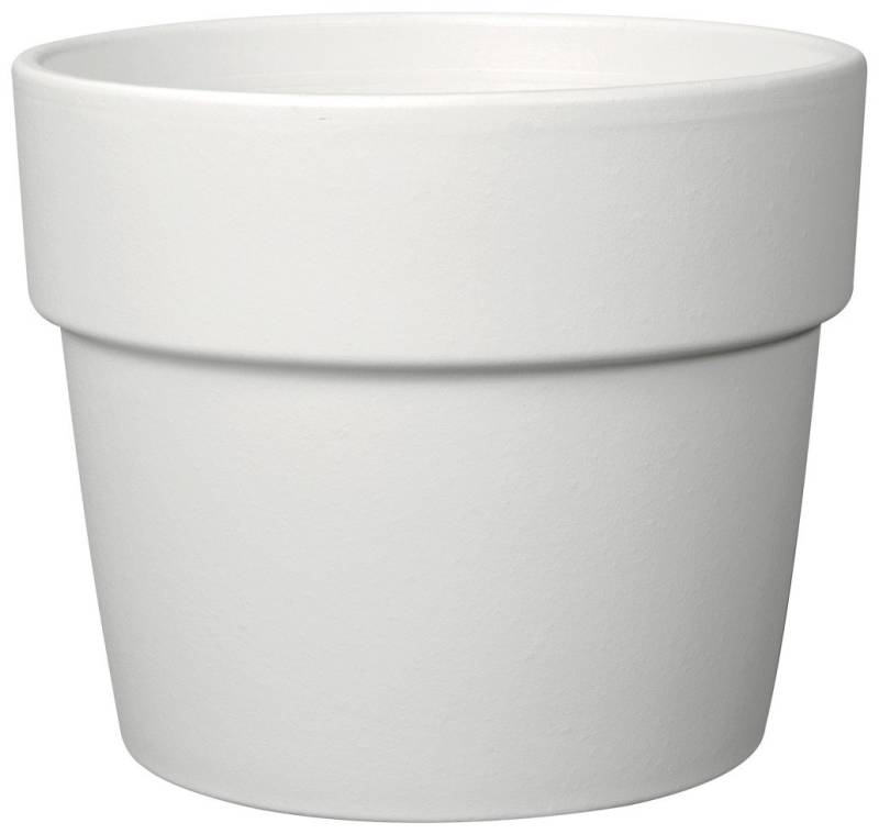 Bigband Pflanztopf Perfetto Ø 39 cm Terrakotta weiß von DEROMA