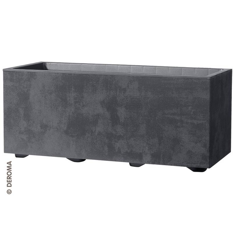 Deroma Pflanzkasten Millenium Kunststoff anthrazit 79 x 39 x 39 cm von DEROMA