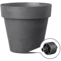 Deroma Pflanztopf Like Kunststoff Anthrazit mit Rollen Ø 79 x 70 cm Deroma Pflanztopf Like Kunststoff Anthrazit mit Rollen Ø 79 x 70 cm von DEROMA