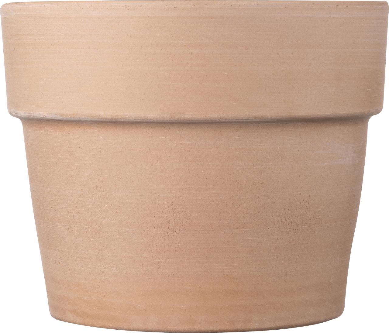 Deroma Pflanztopf Perfetto Ø 24 x 19 cm helles terracotta von DEROMA