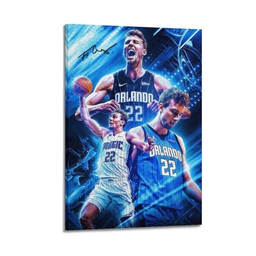 Franz Wagner Basketball Kunst Poster Wohnzimmer Schlafzimmer Dekorative Malerei Leinwand 24x36inch(60x90cm) von DESAKMQR