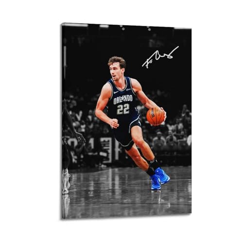 Franz Wagner Basketball Star Poster Wandmalerei Leinwand Wohnzimmer Schlafzimmer Dekoration Kunstwerk 24x36inch(60x90cm) von DESAKMQR