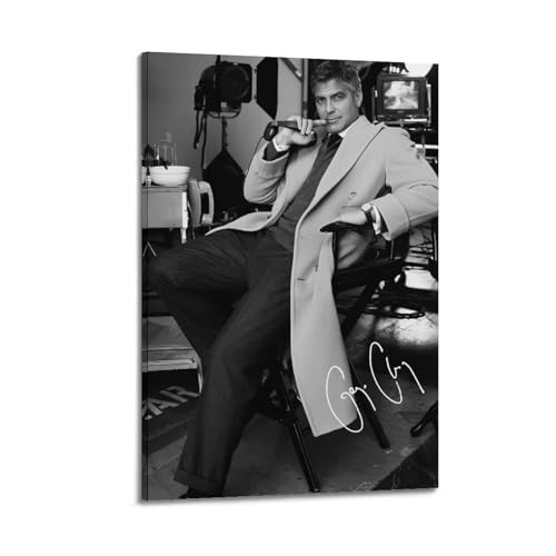 George Clooney Sexy Poster Wandmalerei Leinwand Wohnzimmer Schlafzimmer Dekoration Kunstwerk 08x12inch(20x30cm) von DESAKMQR