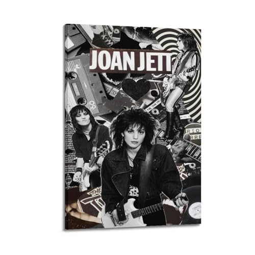 Joan Jett Kunst-Poster Modernes Haus Kunst Dekoration Werke Leinwand Wandmalerei 20x30inch(50x75cm) von DESAKMQR