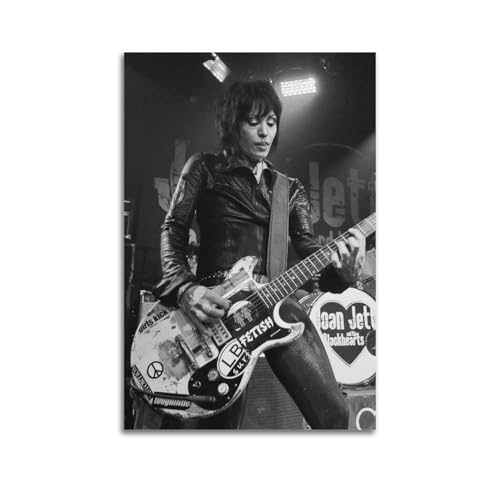 Joan Jett Vintage-Posters Leinwand Wand Kunstdrucke Hängende Fotos Kreative Dekoration Home Arts 08x12inch(20x30cm) von DESAKMQR
