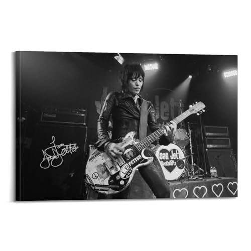 Joan Jett Vintage-Posters Leinwand Wand Kunstdrucke Hängende Fotos Kreative Dekoration Home Arts 20x30inch(50x75cm) von DESAKMQR