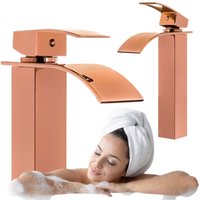 Cascade Hoher Badewannenarmatur Sem-1001gd Roségold von DESCONOCIDO