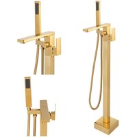 Cubo Freistehende Badewannenarmatur Gold S-1082g von DESCONOCIDO