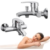 Exodo Wandmontierter Badewannenarmatur S-1076 Exodo Wandmontierter Badewannenarmatur S-1076 von DESCONOCIDO