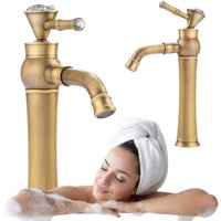 Hoher Retro Waschtischarmatur S-1138v Alt Gold von DESCONOCIDO