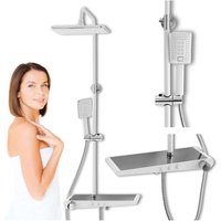 LIVIA S-1205CW Aufputz-Brausegarnitur Chrom/Weiß von DESCONOCIDO