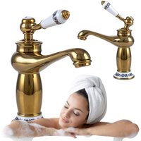 Paloma Golden Waschtischarmatur S-1107 Retro Paloma Golden Waschtischarmatur S-1107 Retro von DESCONOCIDO