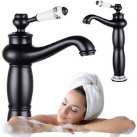 Paloma Hoch Schwarz Waschtischarmatur Sem-1108 Retro von DESCONOCIDO