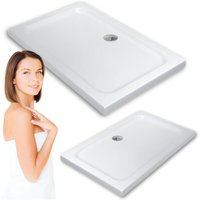 RECHTECKIGE DUSCHWANNE SLIM 120x90 WEISS von DESCONOCIDO