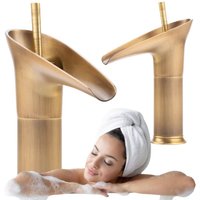 Retro Waschtischarmatur S-1151v Alt Gold von DESCONOCIDO