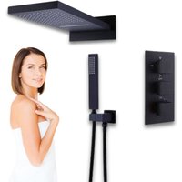Unterputz-Brausegarnitur S-1159B Schwarz Unterputz-Brausegarnitur S-1159B Schwarz von DESCONOCIDO