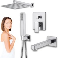 Unterputz-Brausegarnitur mit Auslauf S-1193 Chrom Unterputz-Brausegarnitur mit Auslauf S-1193 Chrom von DESCONOCIDO