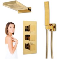 Up-Brauseset Mit Thermostat S-1159 Gold von DESCONOCIDO