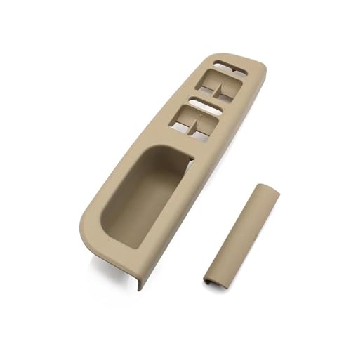 DESDEAQQSQ Auto Türgriff Für VW Für Bora Für Golf 4 MK4 Für Jetta 1999-2004 LHD Schwarz Beige Vorne Hinten Links Rechts Tür Pull Greifen Türgriff Set(Beige 2pcs) von DESDEAQQSQ