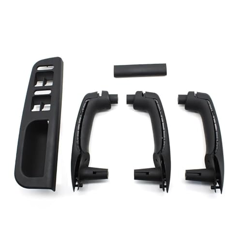 DESDEAQQSQ Auto Türgriff Für VW Für Bora Für Golf 4 MK4 Für Jetta 1999-2004 LHD Schwarz Beige Vorne Hinten Links Rechts Tür Pull Greifen Türgriff Set(Black 8pcs) von DESDEAQQSQ